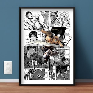 Attack on Titan Premium Anime Poster | Manga Poster | Anime Gifts, Anime Wall Art for Kids Room, Decor Wall Collage, Gifts, Anime Poster