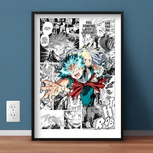 My Hero Academia Poster| My Hero Academia | Manga Poster | Anime Gifts, Anime Wall Art for Kids Room, Decor Wall Collage, Gifts
