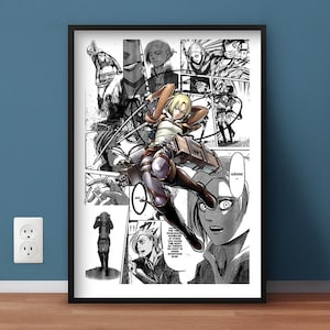 Attack on Titan Premium Anime Poster | Manga Poster | Anime Gifts, Anime Wall Art for Kids Room, Decor Wall Collage, Gifts, Anime Poster