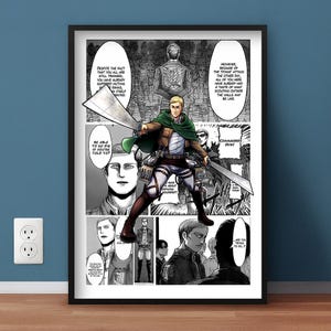 Attack on Titan Premium Anime Poster | Manga Poster | Anime Gifts, Anime Wall Art for Kids Room, Decor Wall Collage, Gifts, Anime Poster