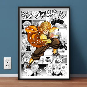 Demon Slayer: Kimetsu no Yaiba Premium Anime Poster | Anime Gifts, Anime Wall Art for Room, Decor Wall Collage, Gifts Anime Poster Print