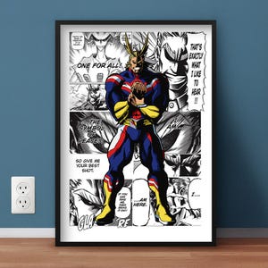My Hero Academia Poster| My Hero Academia | Manga Poster | Anime Gifts, Anime Wall Art for Kids Room, Decor Wall Collage, Gifts
