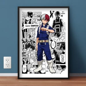 My Hero Academia Poster| My Hero Academia | Manga Poster | Anime Gifts, Anime Wall Art for Kids Room, Decor Wall Collage, Gifts