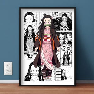 Demon Slayer: Kimetsu no Yaiba Premium Anime Poster | Anime Gifts, Anime Wall Art for Room, Decor Wall Collage, Gifts Anime Poster Print