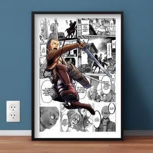 Attack on Titan Premium Anime Poster | Manga Poster | Anime Gifts, Anime Wall Art for Kids Room, Decor Wall Collage, Gifts, Anime Poster
