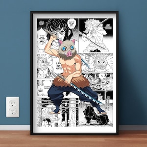 Demon Slayer: Kimetsu no Yaiba Premium Anime Poster | Anime Gifts, Anime Wall Art for Room, Decor Wall Collage, Gifts Anime Poster Print