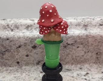 Mystical Mushroom Wine Stopper - Enchanting Bar Decor