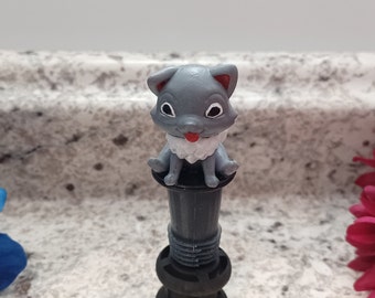 Cute Wolf Puppy Wine Stopper - Adorable Bar Decor