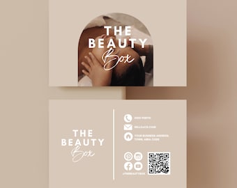 Esthetician Business Card Template, Beauticians, Spa, Lash, Beauty Printable Card