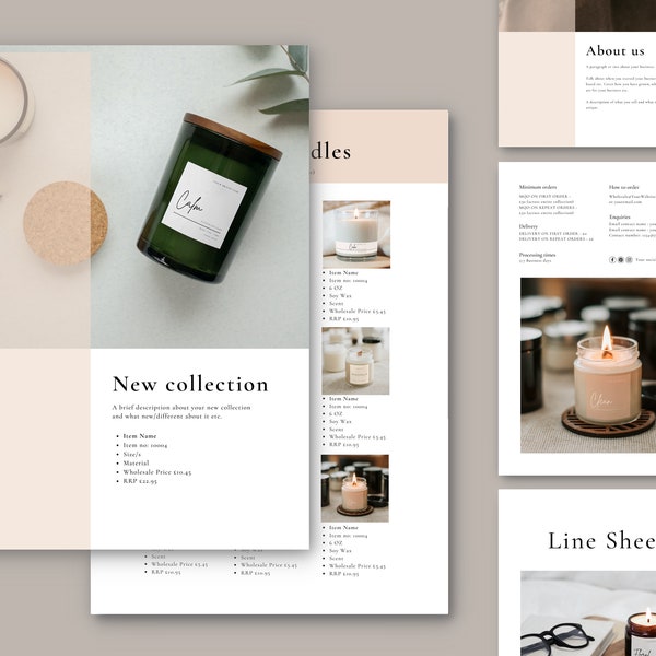 Wholesale Price List Template Etsy