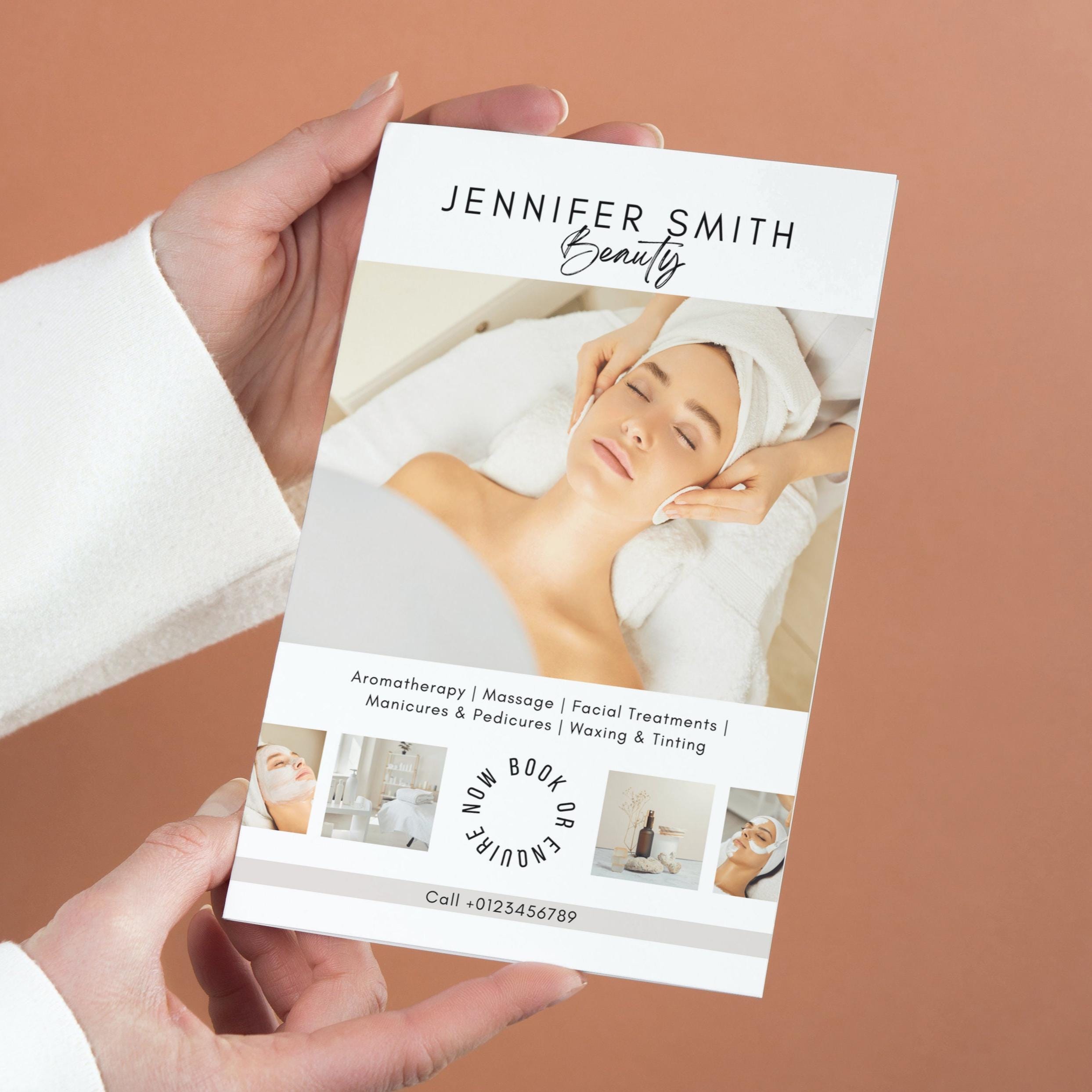 Esthetician Flyer - Beauticians, Spa, Lash, Beauty, Salon Flyer, Price List