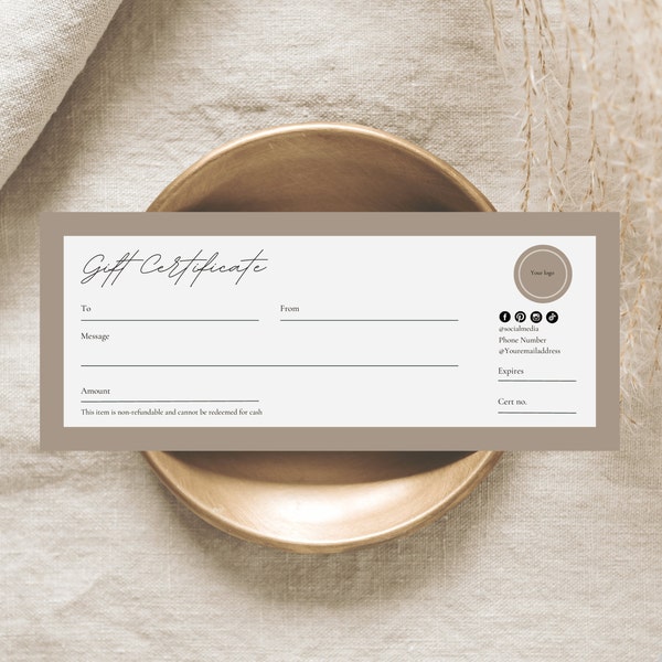 Gift Voucher Template