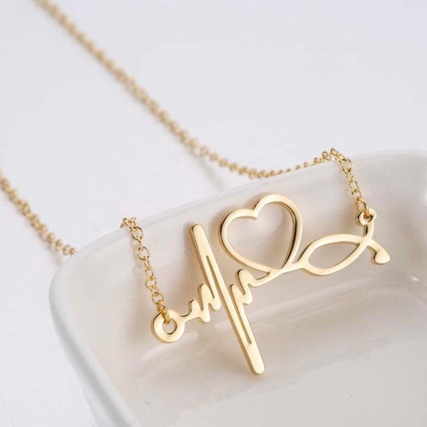 Gold Faith, Hope, Love necklace
