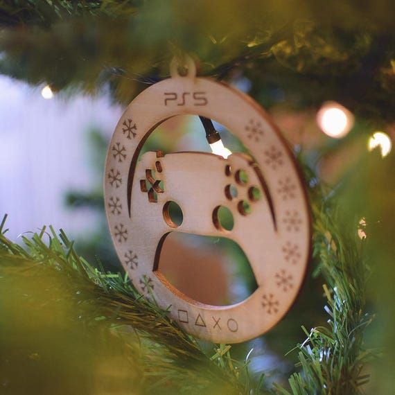 Playstation Christmas Ornaments Set of 5 Generations of