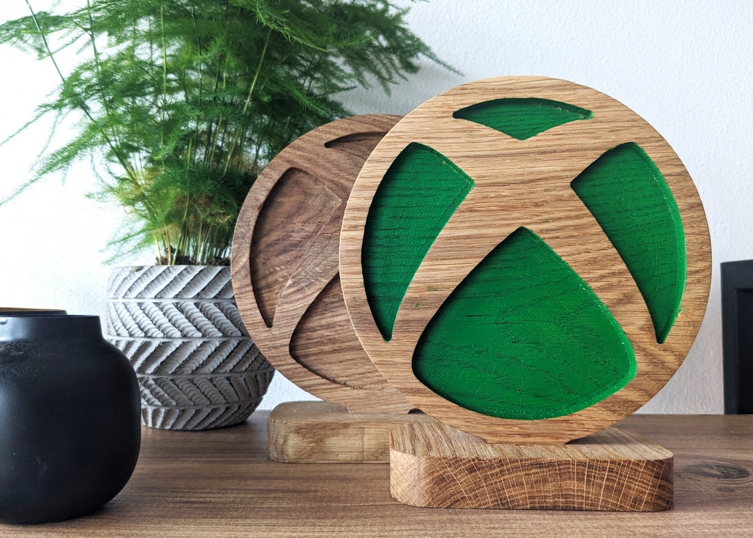 Wooden Xbox Logo Stand Etsy