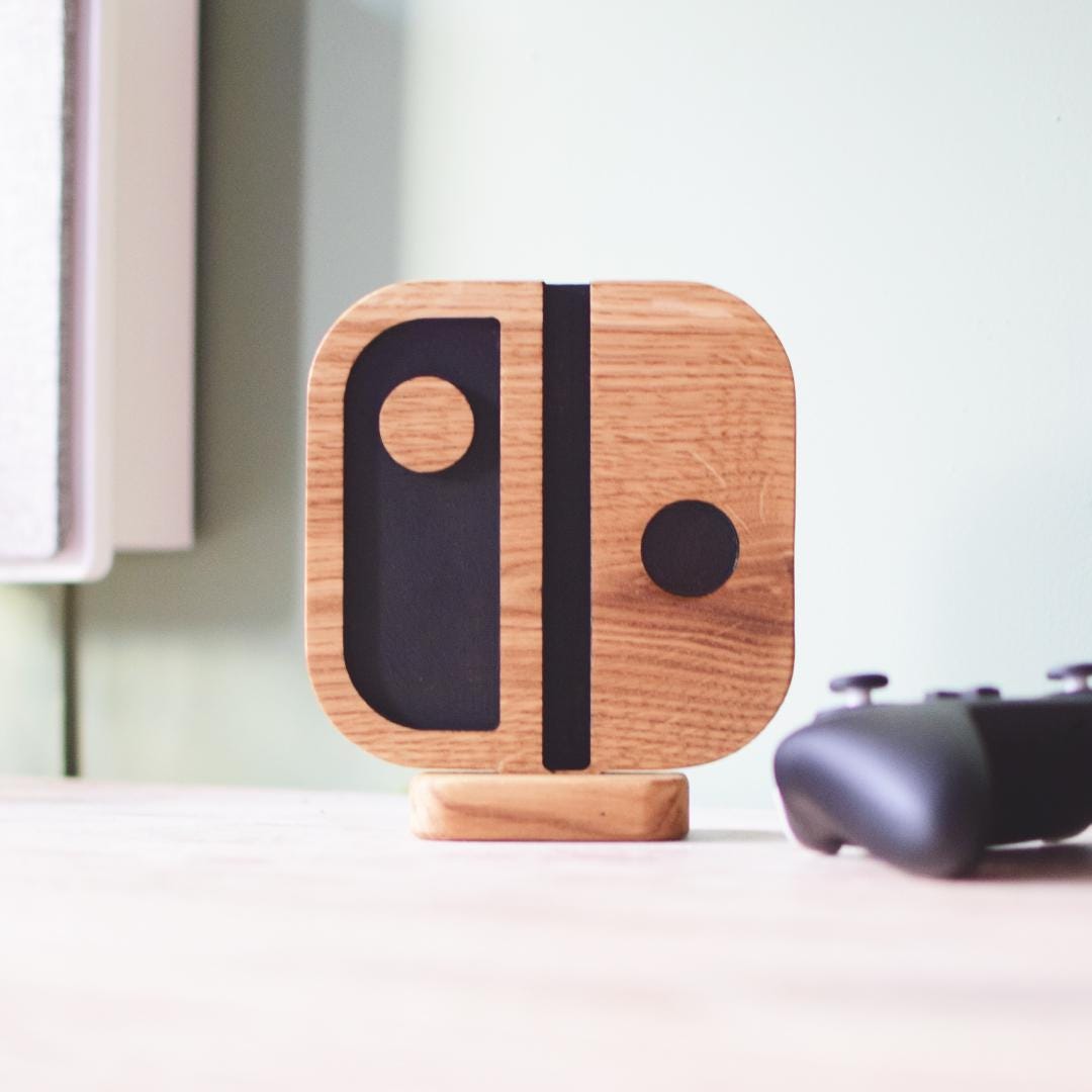 木製Nintendo Switchロゴスタンド - Etsy 日本