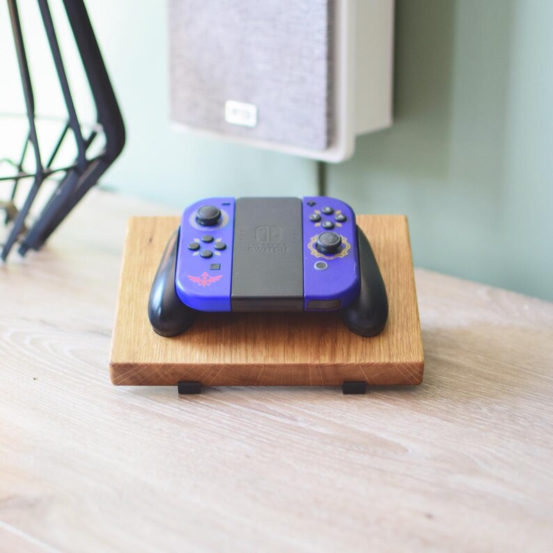 Nintendo Switch Joy-con Grip Controller Wooden Display Stand Holder ...