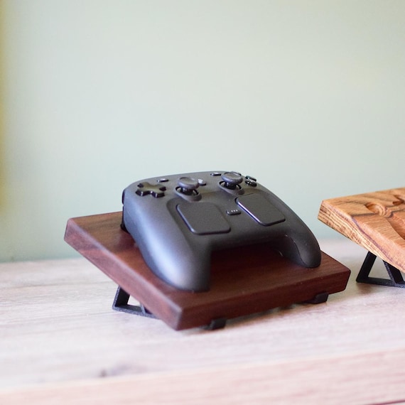 Valve Steam controller 2026 charging dock Stand - Handmade Hardwood show Display with Custom Engraving steam machine