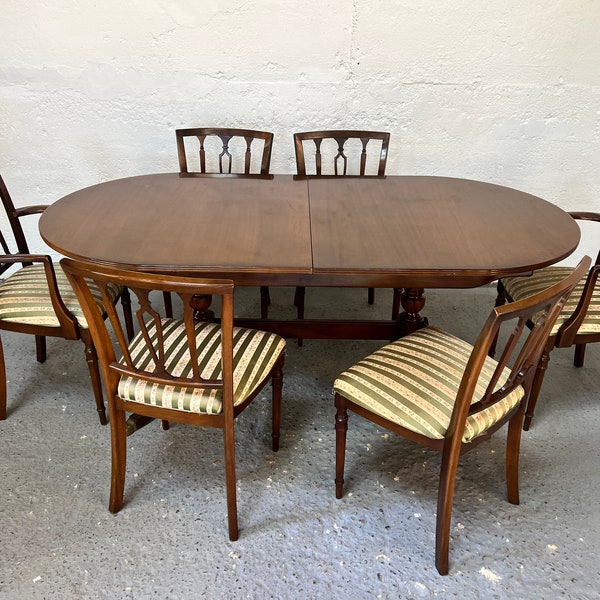 Oval Dining Table Extendable - Etsy UK