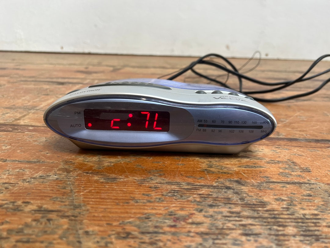 Vintage Lloytron Radio Alarm Clock New Dawn Collection Verve Etsy