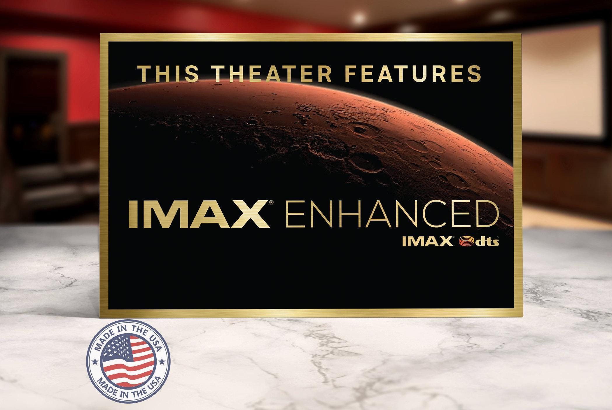 Imax Enhanced Home Movie Theater Sign - Etsy