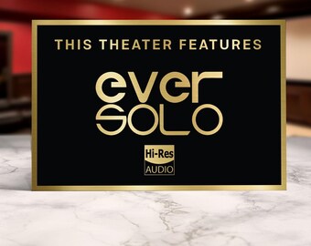 Ever solo theater sign | cinema sign | theater decor