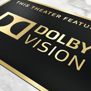 Dolby vision movie theater sign image 2
