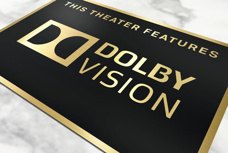 Dolby vision movie theater sign image 2