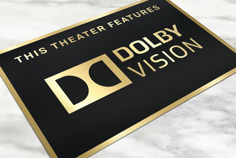 Dolby vision movie theater sign image 3