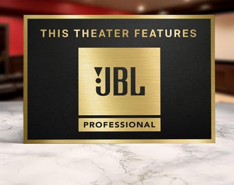 Jbl professional theater sign | cinema sign | theater decor