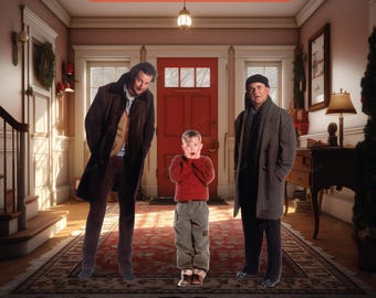 Home Alone Life Size Christmas Cutouts|  Kevin | Marv | Harry | Michael | Outdoor and Indoor Holiday Decor | Holiday Decorations