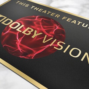 Panneau de cinéma maison Dolby vision image 3