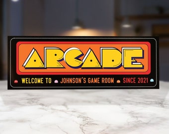 Custom Arcade Retro  Sign
