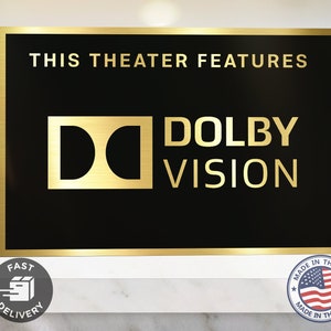 Dolby Vision Movie Theater Sign