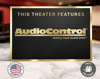 Audio control movie theater sign