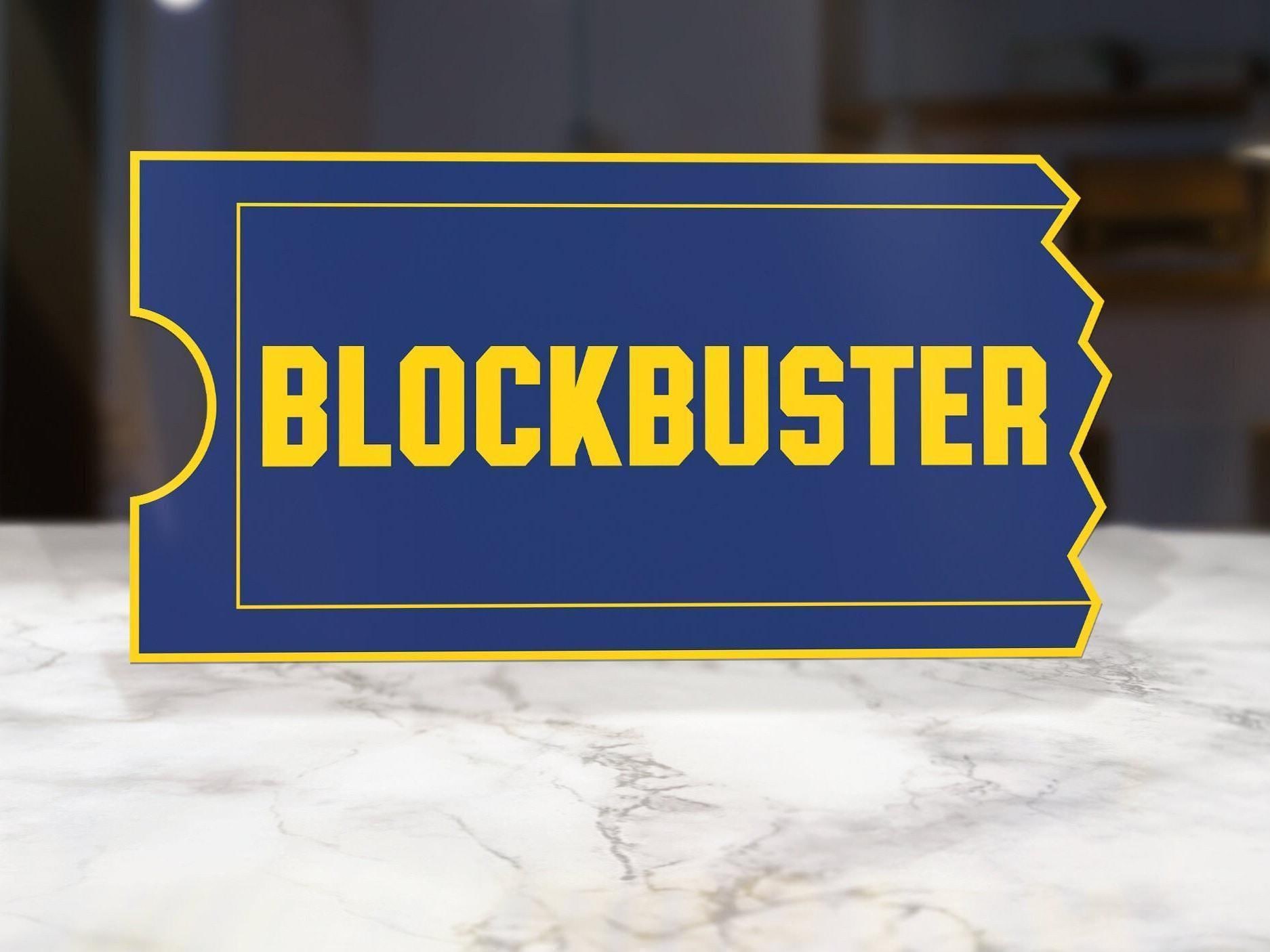 Blockbuster Retro Movie Theater Sign - Etsy