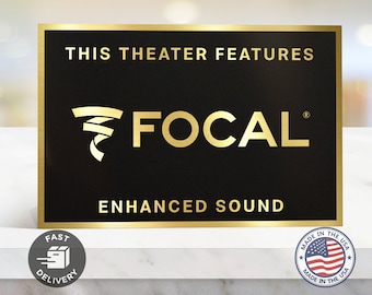 Focal Home Movie Theater Sign