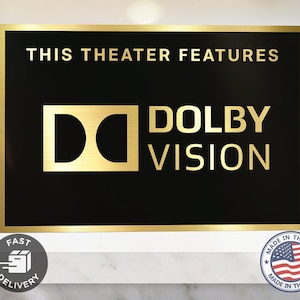 Dolby vision movie theater sign image 1