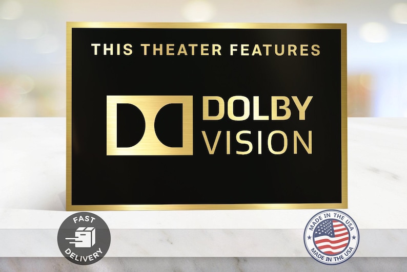 Dolby vision movie theater sign image 1