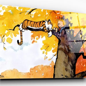 Custom Floating Print Calvin & Hobbes | Wall Art | Wall Decor