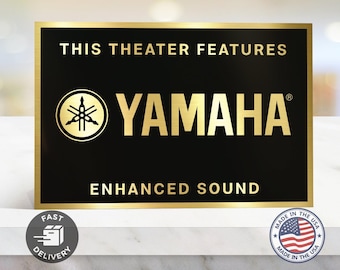 Enseigne pour cinéma maison Yamaha