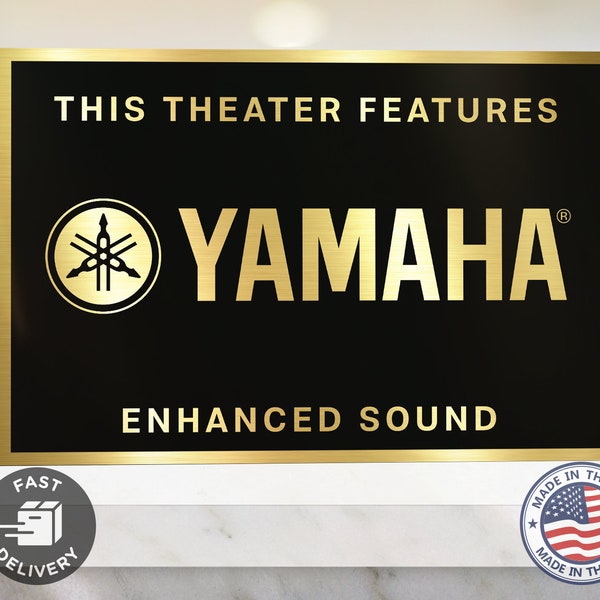 Yamaha Home Movie Theater Sign