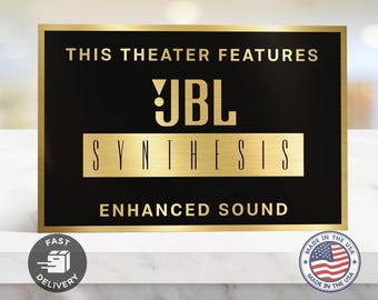 Jbl synthesis home movie theater sign