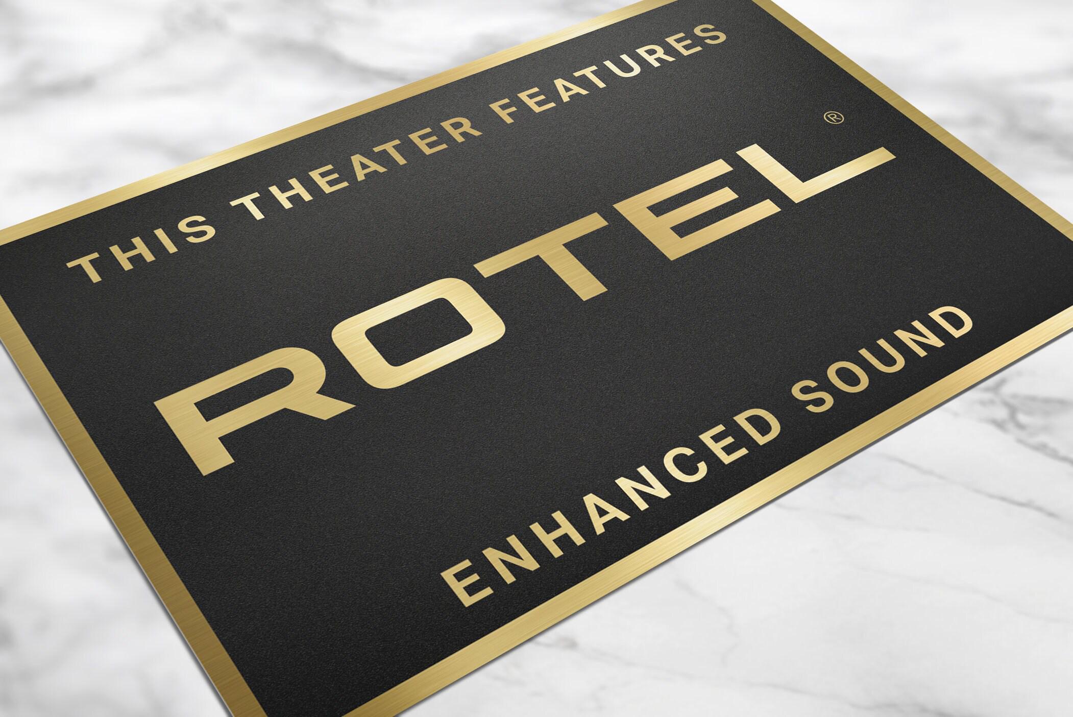 Rotel Sign Rotel Audio Home Movie Theater Sign - Etsy