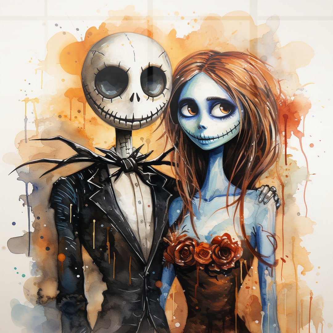 Custom Acrylic Print Nightmare Before Christmas Wall Art Wall Decor Etsy