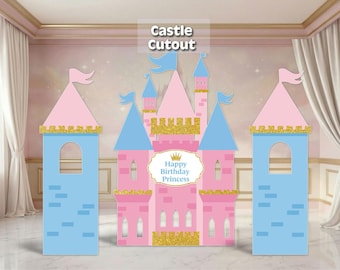 Large princess castle cutout