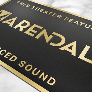 Arendal theater sign | cinema sign | theater decor image 2