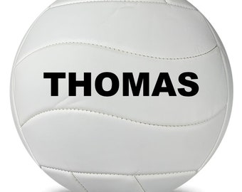 Personalisierter Spalding White Volleyball (Größe 5)