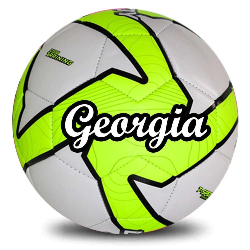 Personalised 2024 Neon Deploy Soccer Ball (Size 3, 4 ,5)