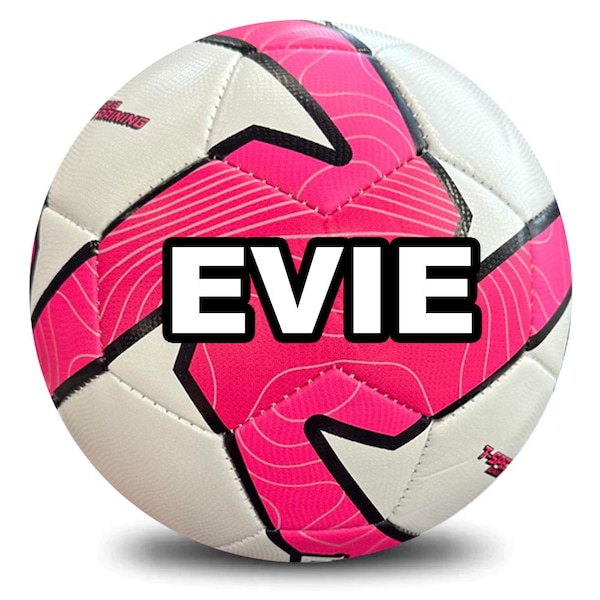 Personalised 2024 Deploy Pink Soccer Ball (Size 3, 4, 5)